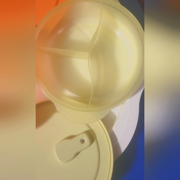 Tupperware Round Divided Container - Picture 2 of 3